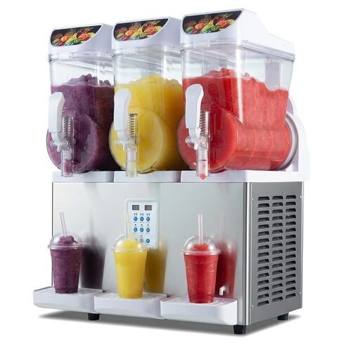3 Tank Commercial Slushie Machine Triple 15L Large Capacity Frozen Drink Machine Commercial Slushy Machine Frozen Drink Maker Margarita Machine for Restaurant Party Coffee Shop Bar in Kuwait
