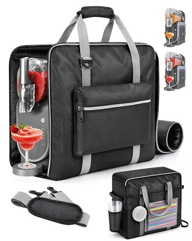Bulado Slushie Machine Carrying Bag for Ninja FS301 FS300 | Water-Resistant Carrying Case, Multi-Carry Shoulder Handle System, Side-Zipper Quick Access, Padded Protective Storage in Kuwait