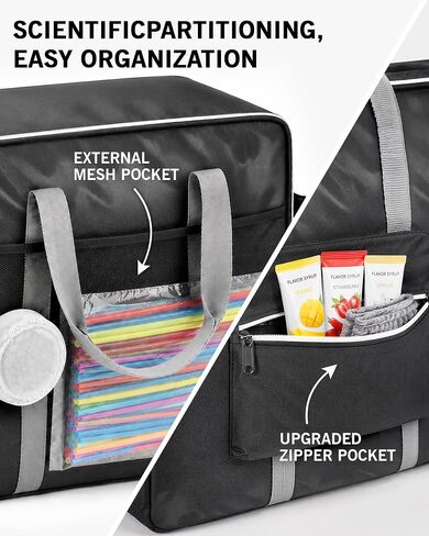 Bulado Slushie Machine Carrying Bag for Ninja FS301 FS300 | Water-Resistant Carrying Case, Multi-Carry Shoulder Handle System, Side-Zipper Quick Access, Padded Protective Storage in Kuwait