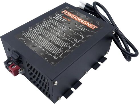 PM4 55-Amp RV Power Converter & 4-Stage Smart Battery Charger - 110V AC to 12V DC Converter Charger Combo | Safe Replacement for RVs, Campers, Trailers & Boats | UL Listed & CE Certified in Kuwait