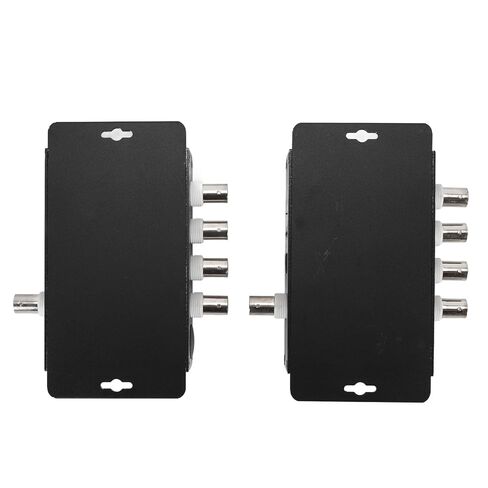 SUNGOOYUE 4 Channel Video Multiplexer, Interference 4 HD Video to Coaxial Cable Transmitter and Receiver 400M Distance, with Plug and Play Hot Swap, for Ana in Kuwait