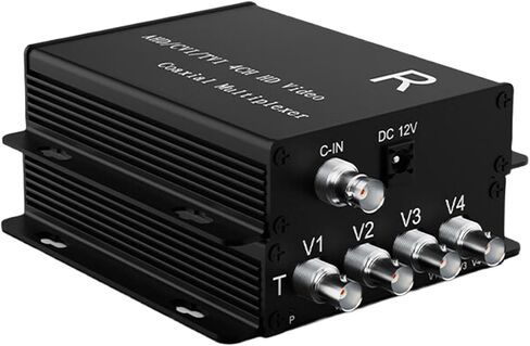 OrdinarYone AHDs/CVIs/TVIs 4 قنوات محورية معدد إشارات لنقل واضح 1080P يصل إلى 100 متر مع غلاف معدني in Kuwait