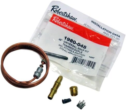 1980-048, 51-1457 Robertshaw Thermocouple 48" Snap Fit Universal in Kuwait