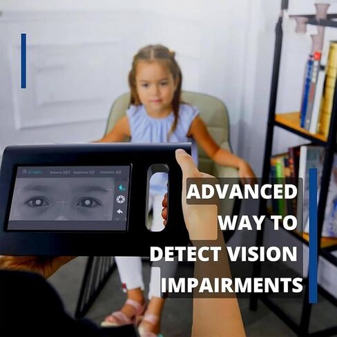 Ophthalmology Vision Screener, 7 Inch Portable Eye Exams Machine, 98cm Measuring Distance, 0-180° A.xis Number, Portable Auto Refractor for Glaucoma, Syndrome Eye in Kuwait