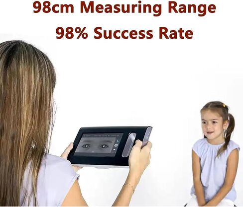 Ophthalmology Vision Screener, 7 Inch Portable Eye Exams Machine, 98cm Measuring Distance, 0-180° A.xis Number, Portable Auto Refractor for Glaucoma, Syndrome Eye in Kuwait