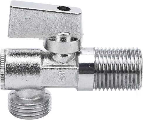 Angle Stop Valve Brass Angle Stop Valve 1/4 Quarter Turn G1/2in Inlet G1/2in Outlet Water Shut Off for Water Sink Bathroom Toilet Kitchen Faucet in Kuwait