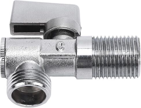 Angle Stop Valve Brass Angle Stop Valve 1/4 Quarter Turn G1/2in Inlet G1/2in Outlet Water Shut Off for Water Sink Bathroom Toilet Kitchen Faucet in Kuwait