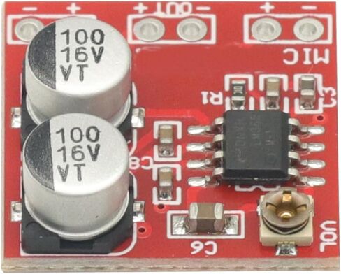 5pcs LM386 Electret Microphone Amplifier Board,Microphone Amplifier DC4-12V in Kuwait