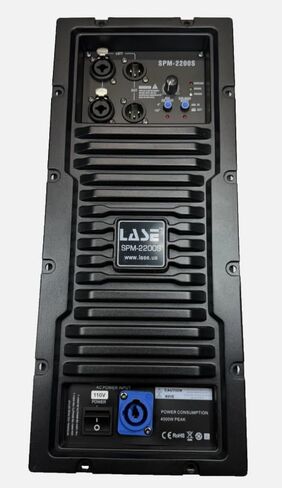 LASE SPM: D-2200S مكبرات صوت فرعية واحدة وحدة مضخم الطاقة 2200 وات عند 8 أوم in Kuwait