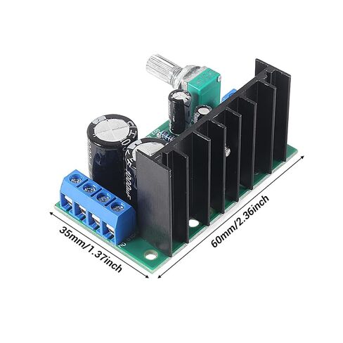 2pcs TDA2050 Mono Audio Amplifier Module, 5W-120W DIY Amp Board with Volume Potentiometer, DC/AC 5-24V Input, 4-16Ω Speaker Output for Home Theater & DIY Audio Upgrade in Kuwait