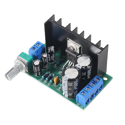 2pcs TDA2050 Mono Audio Amplifier Module, 5W-120W DIY Amp Board with Volume Potentiometer, DC/AC 5-24V Input, 4-16Ω Speaker Output for Home Theater & DIY Audio Upgrade in Kuwait