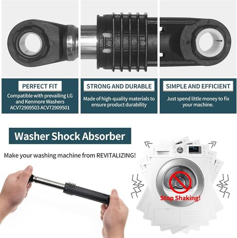383EER3001G Shock Absorber Compatible WM2010CW WM3170CW WashingMachine | WM0642HW WM2010CW WM2016CW WM2101HW WM2301HR WM3170CW WM8000HVA WM2050CW WM2301HR WM1814CW WM2101HW Washer Shock Absorber in Kuwait