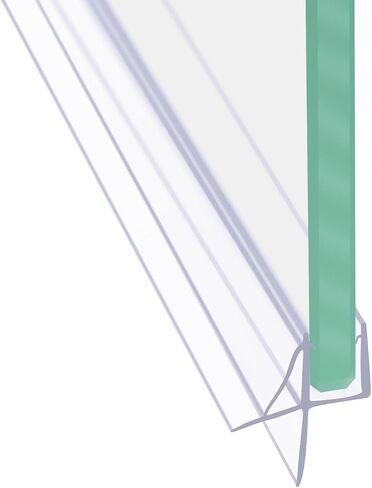 36" Frameless Shower Door Bottom Seal w/Drip Rail for 3/16" Glass, Vinyl | Shower Sweep with Drip Rail, For 3/16 Inch Glass, Vinyl in Kuwait