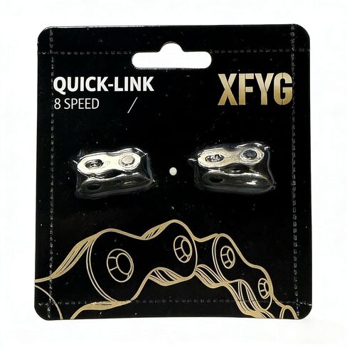 2 Pairs Bicycle Missing Link - 6/7/8 Speed, Heavy Duty 960kgf Tensile Strength, Reusable Rust-Proof, Bike Chain Repair for Mountain Road Bikes,Silver in Saudi Arabia