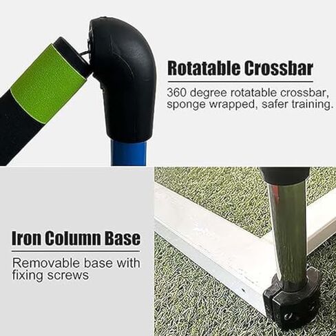 Height Adjustable Hurdles, Detachable Training Equipment Hurdles Easy to Install, Adjustable Track Field Hurdles for Soccer Basketball Hockey and More Sports Agility, A in Kuwait