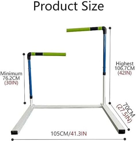 Height Adjustable Hurdles, Detachable Training Equipment Hurdles Easy to Install, Adjustable Track Field Hurdles for Soccer Basketball Hockey and More Sports Agility, A in Kuwait
