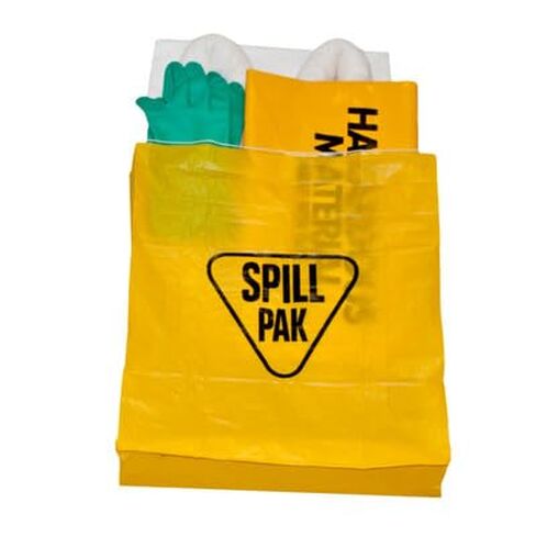 Spillkit.com Economy Bag 5 Gallon Oil Spill Kit with Safety Bag, Absorbent Pads, Absorbent Socks, PPE Equipment, and SDS Instructions in Kuwait