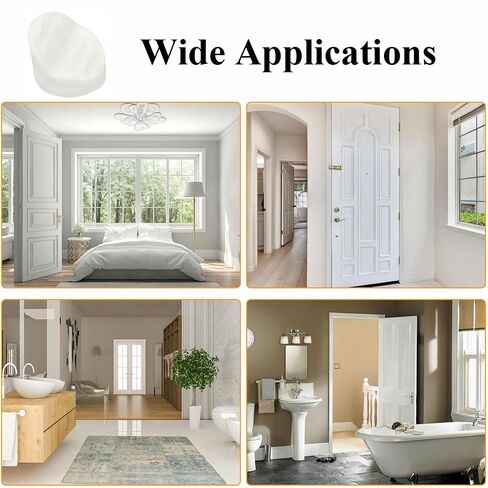 50 Pcs Door Window Screw Hole Plugs White Frame Plug Entry Door Plug Diameter Screw Hole Covers for Frame in Kuwait
