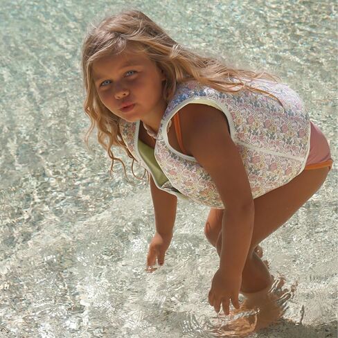 SUNNYLiFE Swim Vest, 3-6, Into The Garden Ditsy Floral, EPE/Natural Rubber/Polyester, 15.75x14.17x1.97 inches, 1.49 lbs in Kuwait