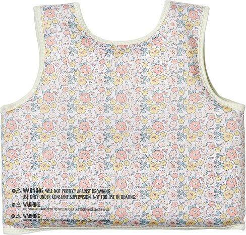 SUNNYLiFE Swim Vest, 3-6, Into The Garden Ditsy Floral, EPE/Natural Rubber/Polyester, 15.75x14.17x1.97 inches, 1.49 lbs in Kuwait