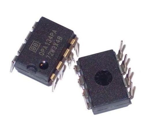 Burr Brown OPA134PA OPA134 IC Operational Amplifier & 8-Pin DIP Sockets with Machined Contact Pins (Pack of 10) in Kuwait