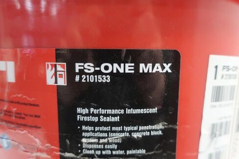 New HILTI 2101533 FS-ONE MAX 5GAL INTUMESCENT FIRESTOP SEALANT D609321 in Kuwait