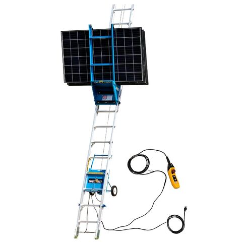 EH-500 Electric Motor Powered Material Hoist laddervator 500lbs Capacity Roof Hoist Shingle Hoist in Kuwait