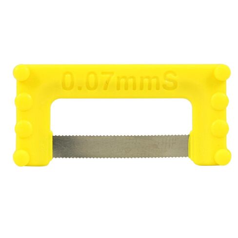 Dental Interproximal Reduction Strips Set – Starter Yellow Diamond IPR Kit – Reusable, Stainless Steel with Single-Handed Tactile Control in Kuwait