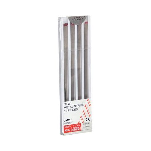 GC America GC-000254 شريط معدني جديد، #200 شبكة، خشن جدًا، الشكل، (عبوة من 12 قطعة) in Kuwait