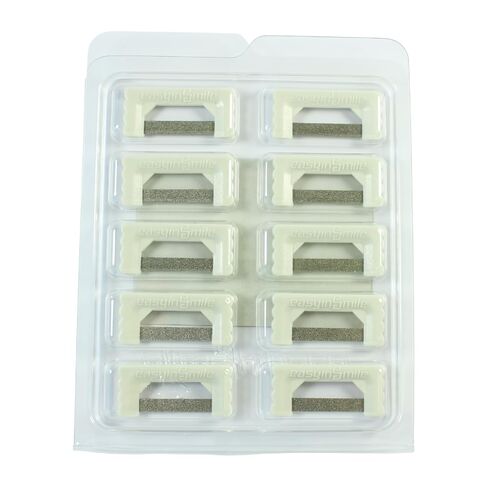 Dental Interproximal Reduction Strips Set – Double Sided White Diamond Coated IPR Kit – Reusable, 4mm Width Tactile Control - 10pcs in Kuwait