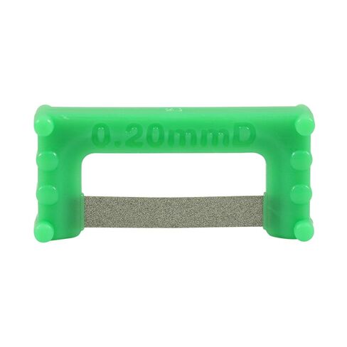 Dental Interproximal Reduction Plus Strips Set – Extra Widener Green Diamond IPR Kit – Reusable, Stainless Steel with Single-Handed Tactile Control in Kuwait
