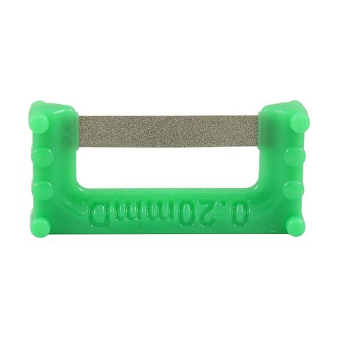 Dental Interproximal Reduction Plus Strips Set – Extra Widener Green Diamond IPR Kit – Reusable, Stainless Steel with Single-Handed Tactile Control in Kuwait