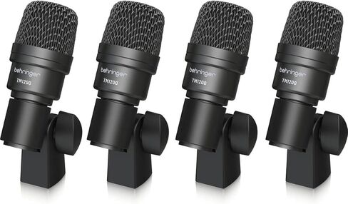 Behringer BC1200 Professional 7-Piece Drum Microphone Set for Studio and Live Applications Bundle with 7-Pack H&A XLR M To F Cables 15' in Kuwait
