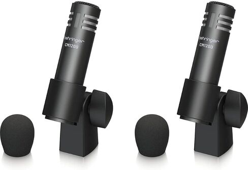 Behringer BC1200 Professional 7-Piece Drum Microphone Set for Studio and Live Applications Bundle with 7-Pack H&A XLR M To F Cables 15' in Kuwait
