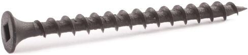 8 x 2-1/2 Drywall Screws Square Drive Bugle Head Black Phosphate Finish (Quantity: 2500) in Kuwait