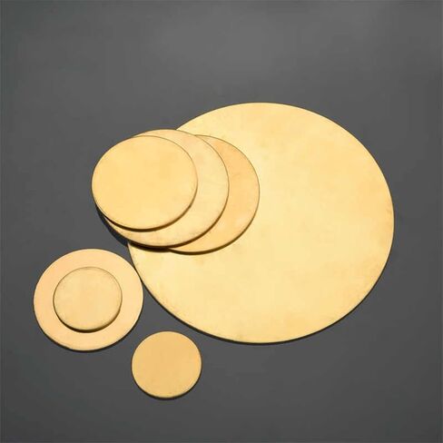 Solid Brass Discs Round Brass, 1Pc H62 Brass Disc 4mm Thick Multiple Sizes(Diameter 140mm) in Saudi Arabia