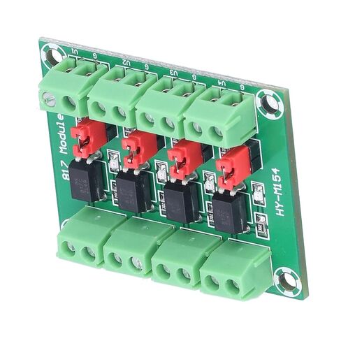 4 Channel Optocoupler Isolation Board, Copper Clad 817 Photoelectric Isolated Module, 3.6V to 30V Driver Input, 4 Independent Channels for Relay MOS Transistor Control in Kuwait