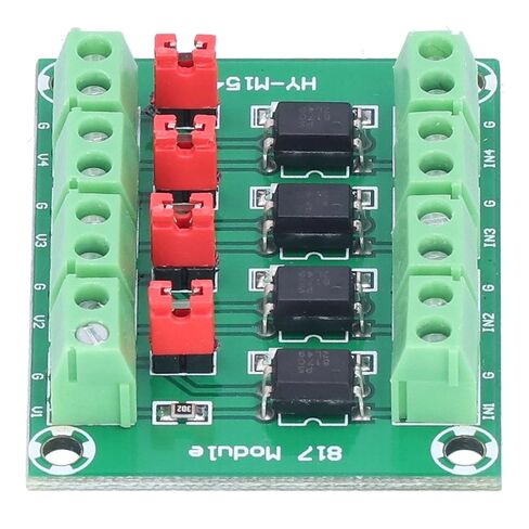 4 Channel Optocoupler Isolation Board, Copper Clad 817 Photoelectric Isolated Module, 3.6V to 30V Driver Input, 4 Independent Channels for Relay MOS Transistor Control in Kuwait