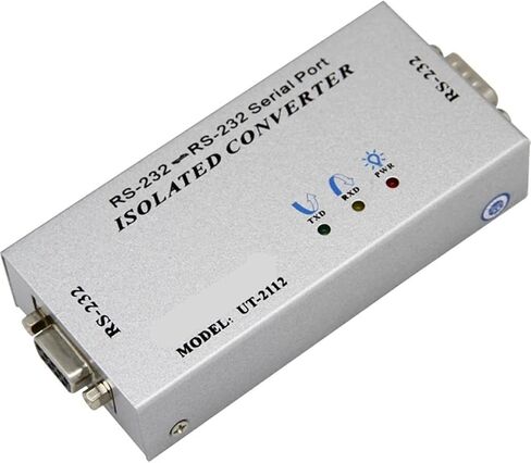 UT-2112 232 عازل ضوئي إلكتروني بمنفذ تسلسلي 9 أسلاك RS232 منفذ تسلسلي مكرر عزل الخط الكامل in Kuwait