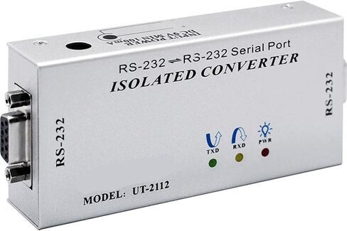 UT-2112 232 عازل ضوئي إلكتروني بمنفذ تسلسلي 9 أسلاك RS232 منفذ تسلسلي مكرر عزل الخط الكامل in Kuwait