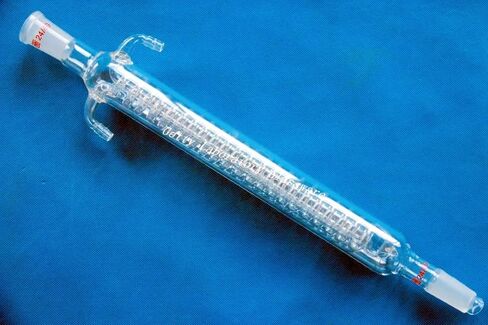 Lab Glass Reflux Condenser 24/40 lab Glassware Coil Condenser 30 cm Length (30cm Length) in Kuwait