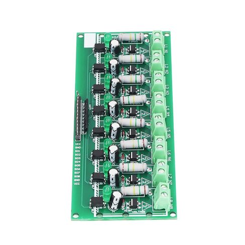 Mingzhe 8 Channel Optocoupler Isolation Board Reliable Level Output Module for Voltage Detection Systems Long Lasting Material in Kuwait