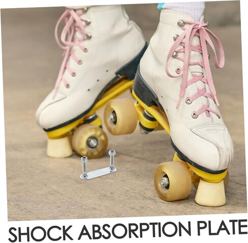 Operitacx Roller Skate Plate Hardware Kit 4pcs Shock Absorption Frame Repair Parts 25mm Cushion Set for Inline and Quad Skating Maintenance in Kuwait