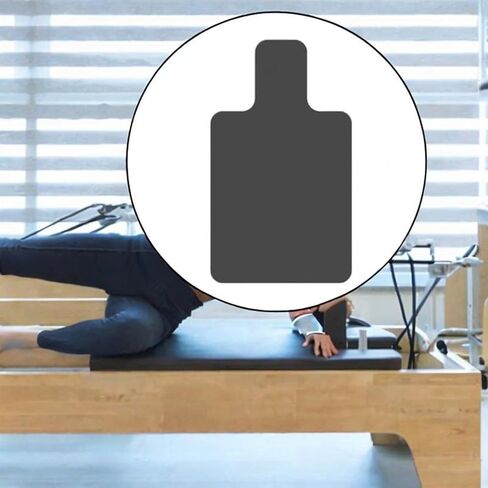 SM SunniMix Pilates Reformer Pad Non Slip Exercise Mat Portable Lightweight Meditation Mat Gym Fitness Accessory Soft PU Rubber Cushion Towel Suitable for Gym in Kuwait