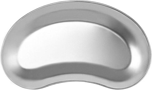 QWORK 2Pcs 7" Stainless Steel Kidney-Shaped Utility Tray, Reusable Metal Organizer for Supplies/Tools in Kuwait