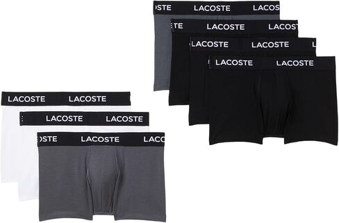 Lacoste Men Cotton Cotton Essentials Trunks ، 7 pack in Kuwait