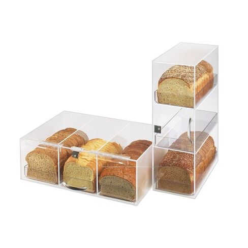 Cal-Mil 1204-12 Classic 3 Tier Bread Case, 7" Width x 12" Diameter x 20" Height, Clear in Kuwait