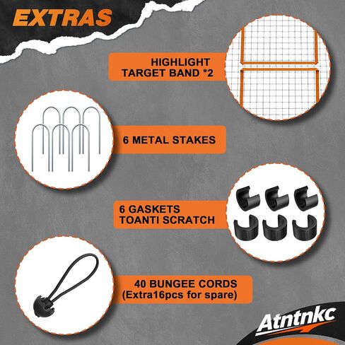 Baseball Rebounder Net 4x4.5FT with 5 Adjustable Angles,Pro Pitch Back Trainer for Volleyball/Softball/Soccer, Solo Practice for Ground, Line Drive & Fly Balls, Durable UV Resistant Net & Steel Frame in Kuwait