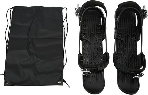 حذاء Mini SKI ذو رباط أسود قابل للتعديل لمسارات الغابات in Kuwait