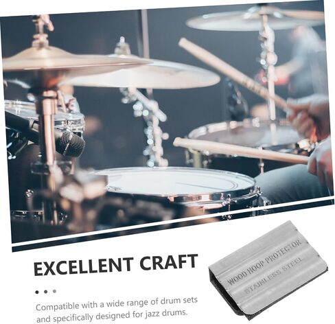 Bass Drum Protector Drum Pad Stand Accessories Sturdy Silicone Material in Kuwait